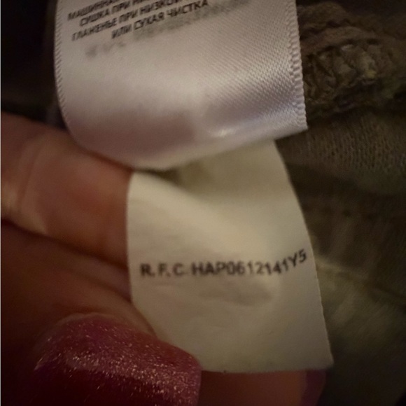 Re/Done High Rise Green Women's Jeans - Picture 9 of 15